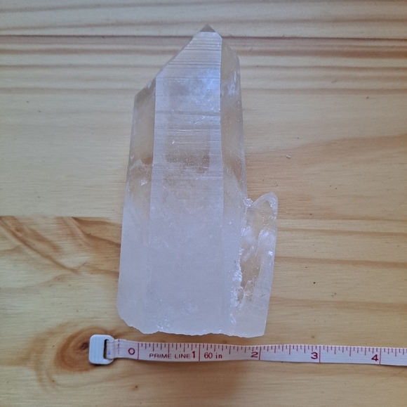 Large Quartz Crystal Point with Trigger Crystal Growths - Picture 8 of 9
